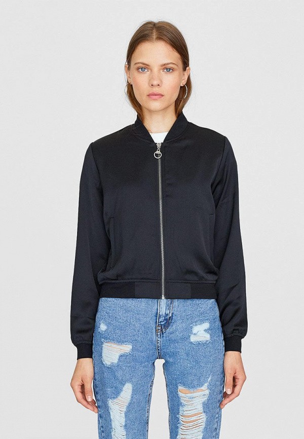 

Куртка Stradivarius, Черный
