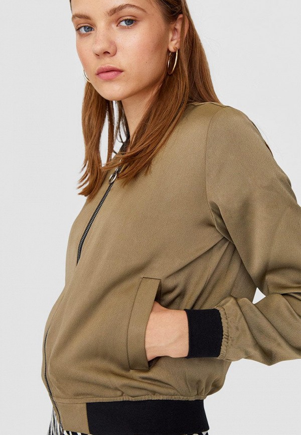 

Куртка Stradivarius, Хаки