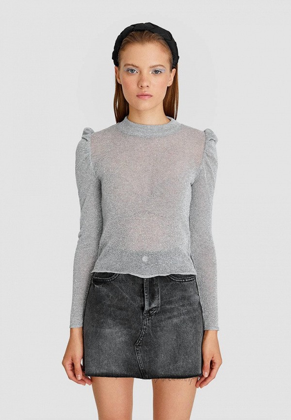 

Блуза Stradivarius, Серый