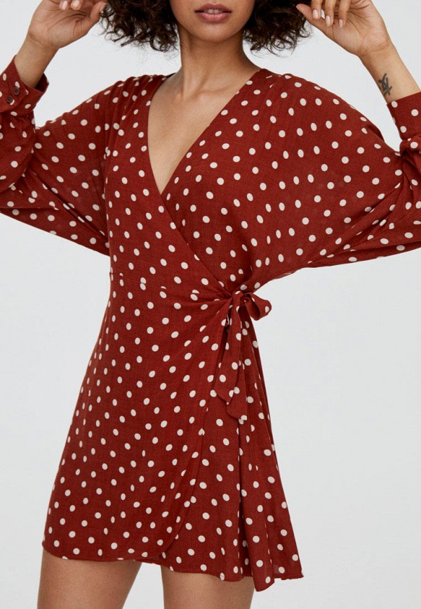 

Платье Pull&Bear, Бордовый
