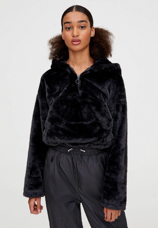 

Шуба Pull&Bear, Черный