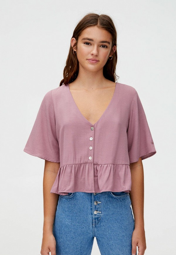 

Блуза Pull&Bear, Розовый