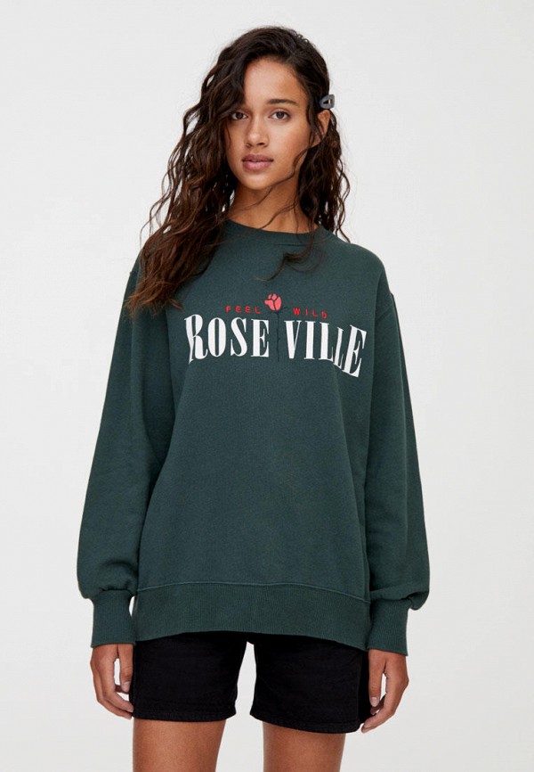 

Свитшот Pull&Bear, Зеленый