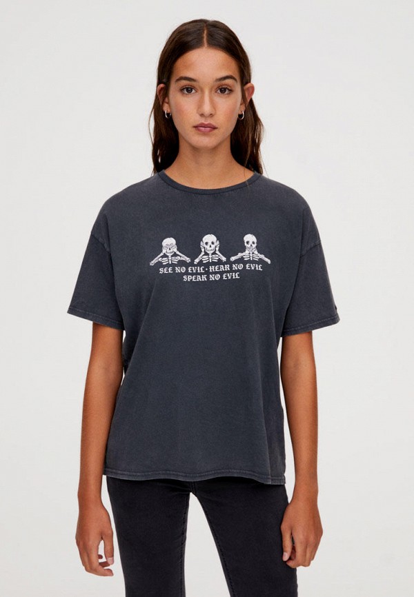 

Футболка Pull&Bear, Черный