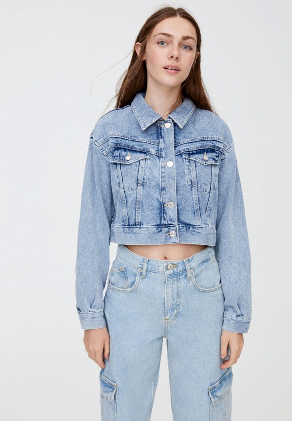 

Куртка джинсовая Pull&Bear, Голубой