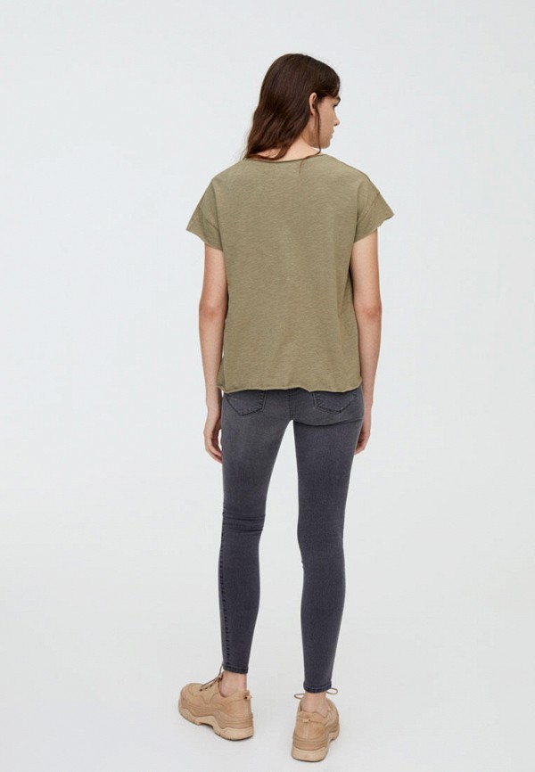

Футболка Pull&Bear, Хаки