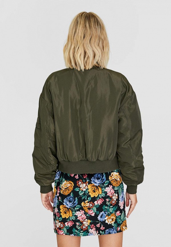 

Куртка утепленная Stradivarius, Хаки