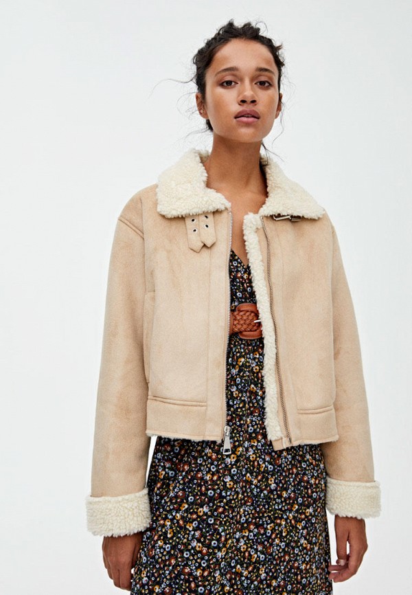 

Куртка Pull&Bear, Бежевый