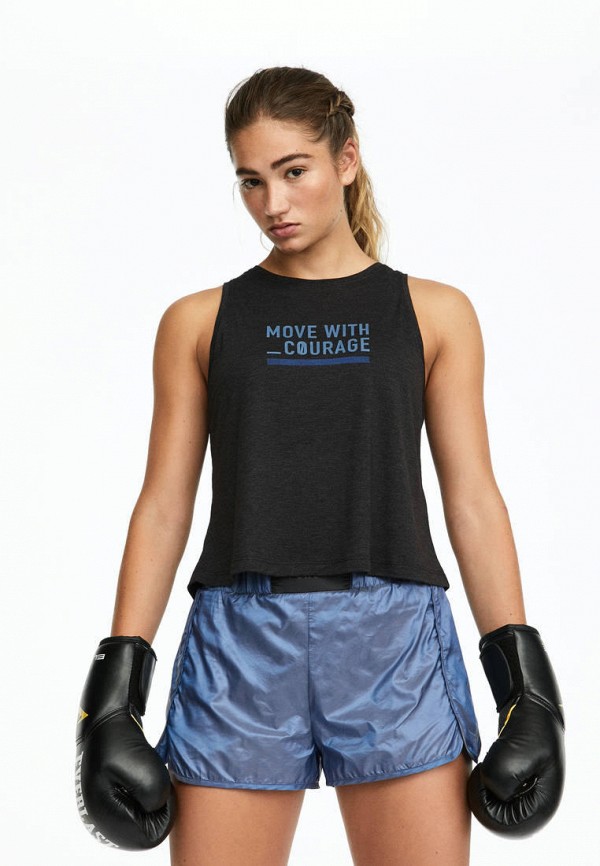 

Майка спортивная Oysho_Sport, Черный, Join Life