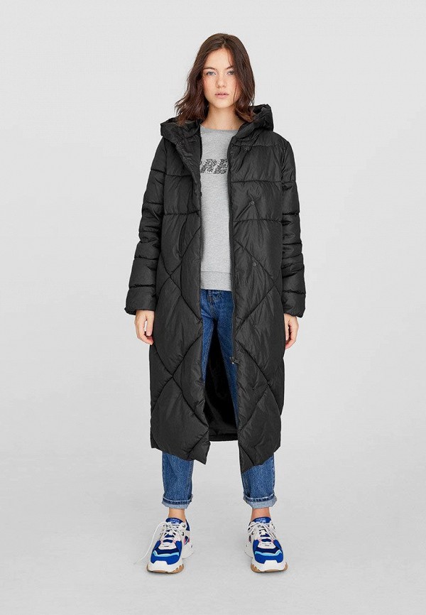 

Куртка утепленная Stradivarius, Черный
