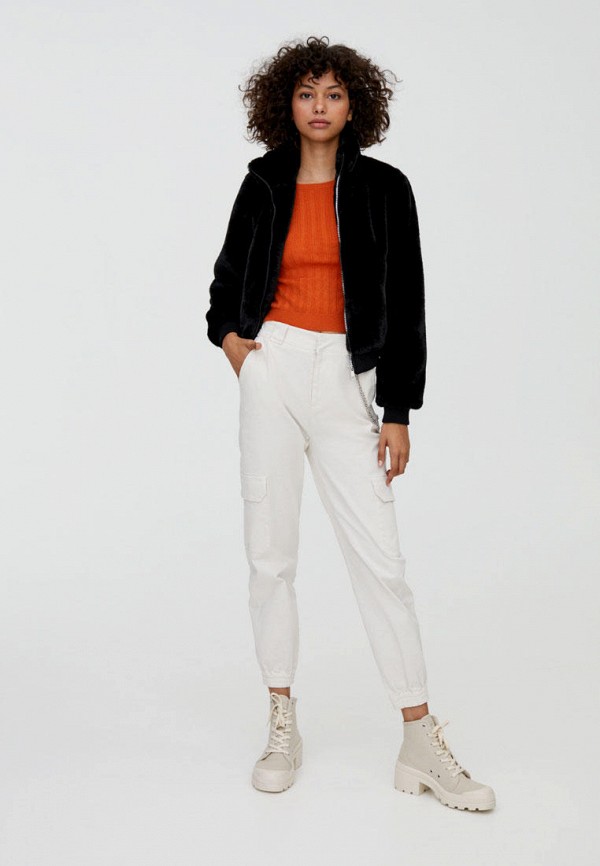

Шуба Pull&Bear, Черный