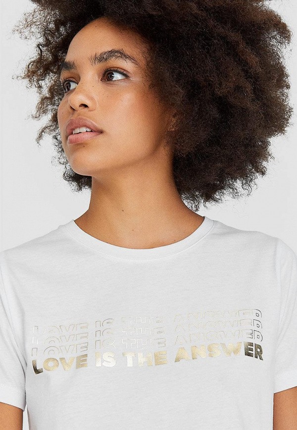 

Футболка Stradivarius, Белый