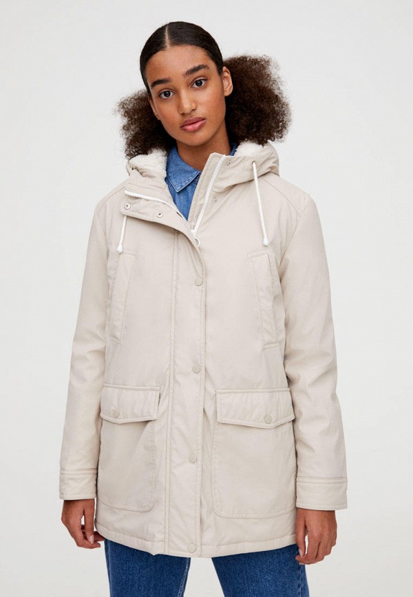 

Парка Pull&Bear, Бежевый