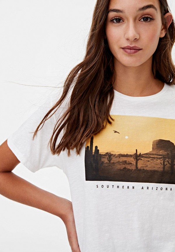 

Футболка Pull&Bear, Белый