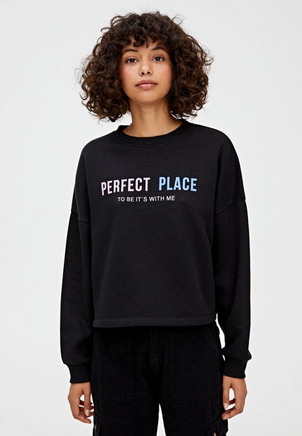 

Свитшот Pull&Bear, Черный