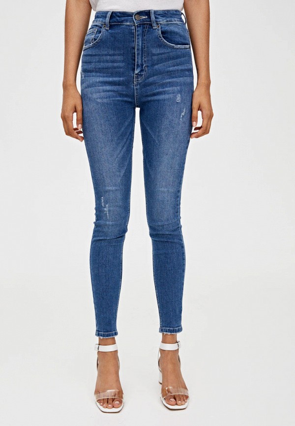 

Джинсы Pull&Bear, Синий, Skinny High waist