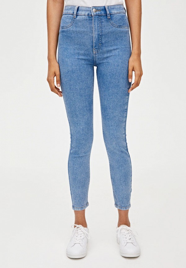 

Джинсы Pull&Bear, Голубой, Skinny High waist