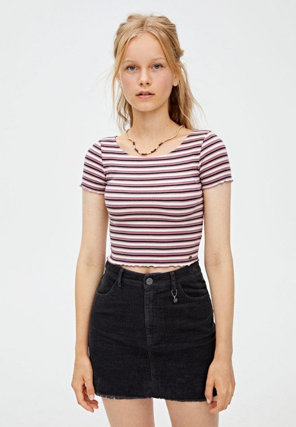 

Футболка Pull&Bear, Розовый