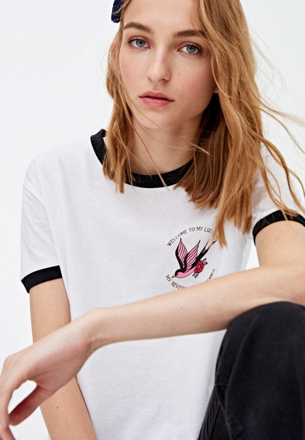 

Футболка Pull&Bear, Белый