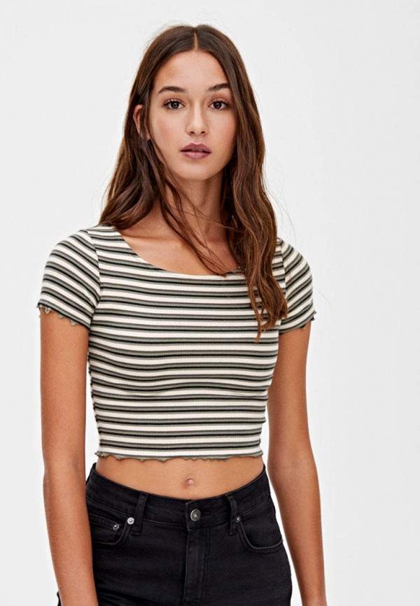 

Футболка Pull&Bear, Хаки