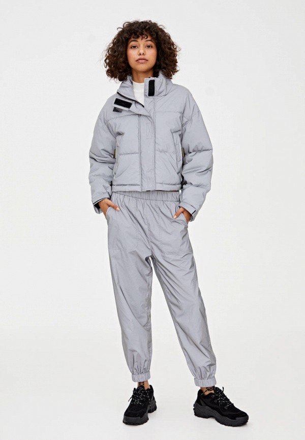 

Куртка утепленная Pull&Bear, Серый