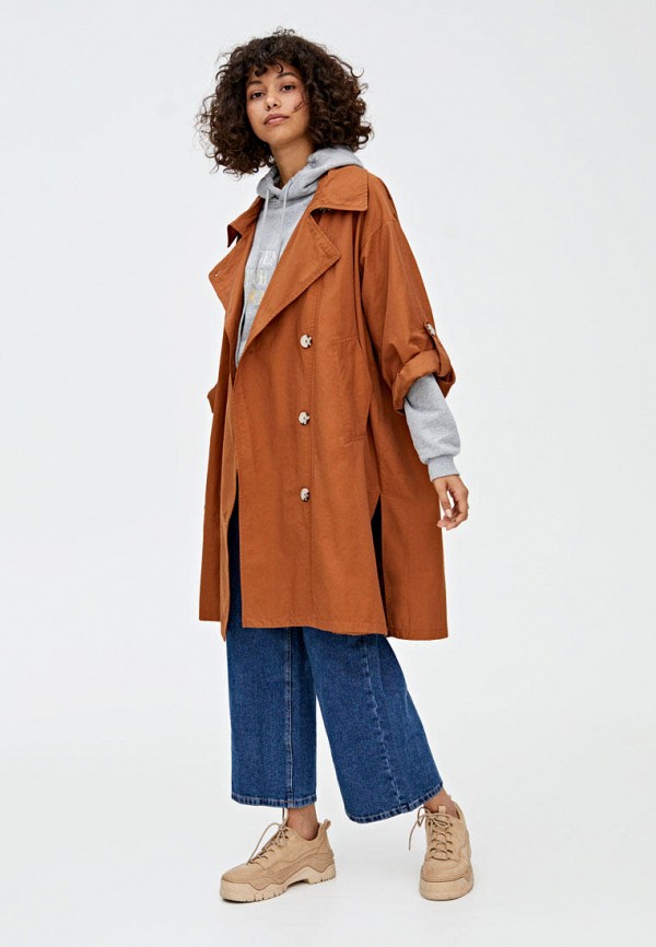 

Плащ Pull&Bear, Коричневый