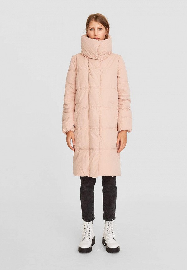 

Куртка утепленная Stradivarius, Розовый