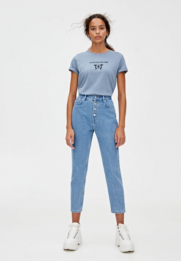 

Футболка Pull&Bear, Синий