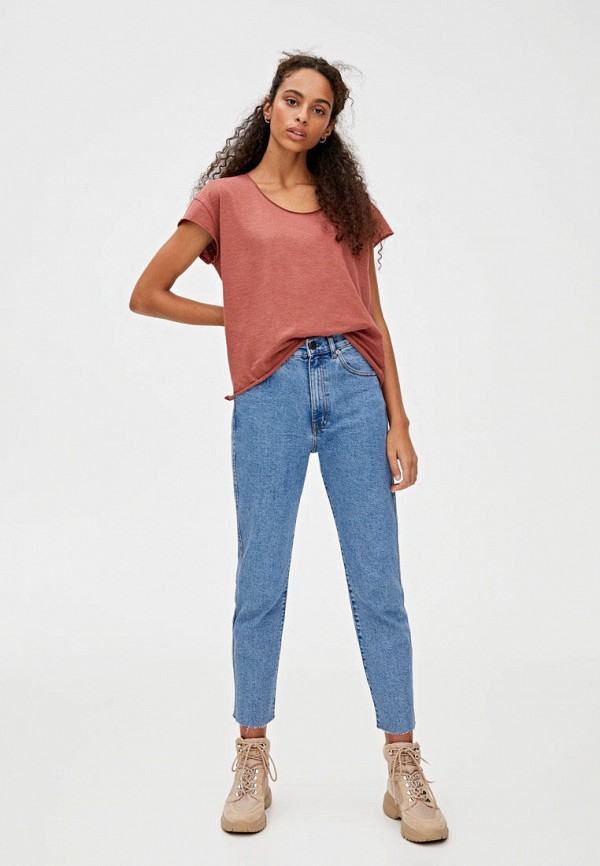 

Футболка Pull&Bear, Розовый