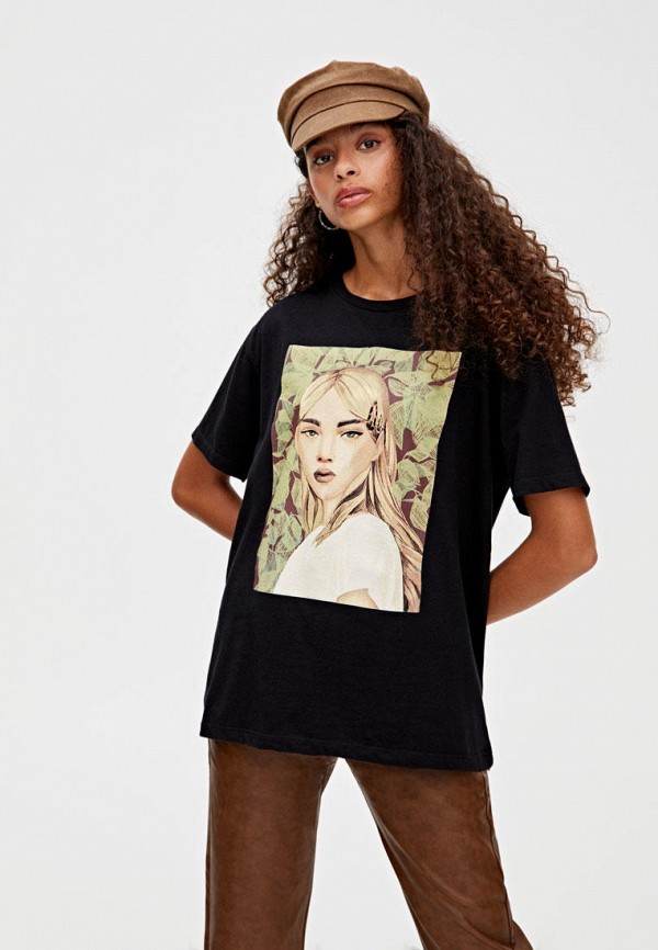 

Футболка Pull&Bear, Черный