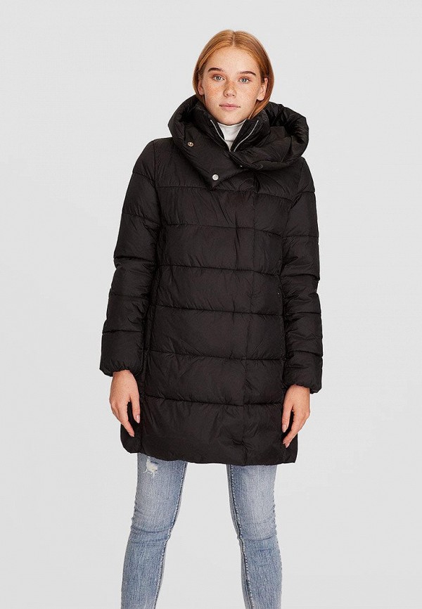 

Куртка утепленная Stradivarius, Черный