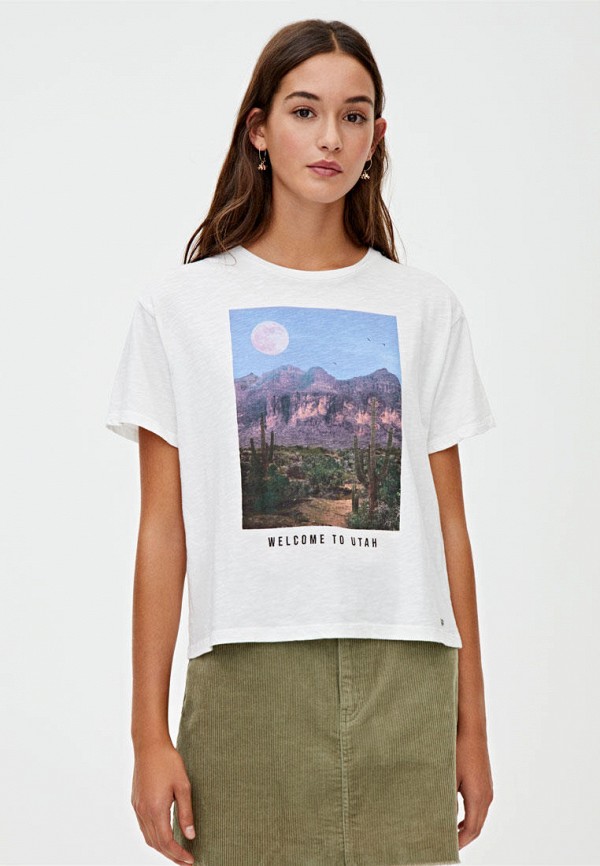 

Футболка Pull&Bear, Белый