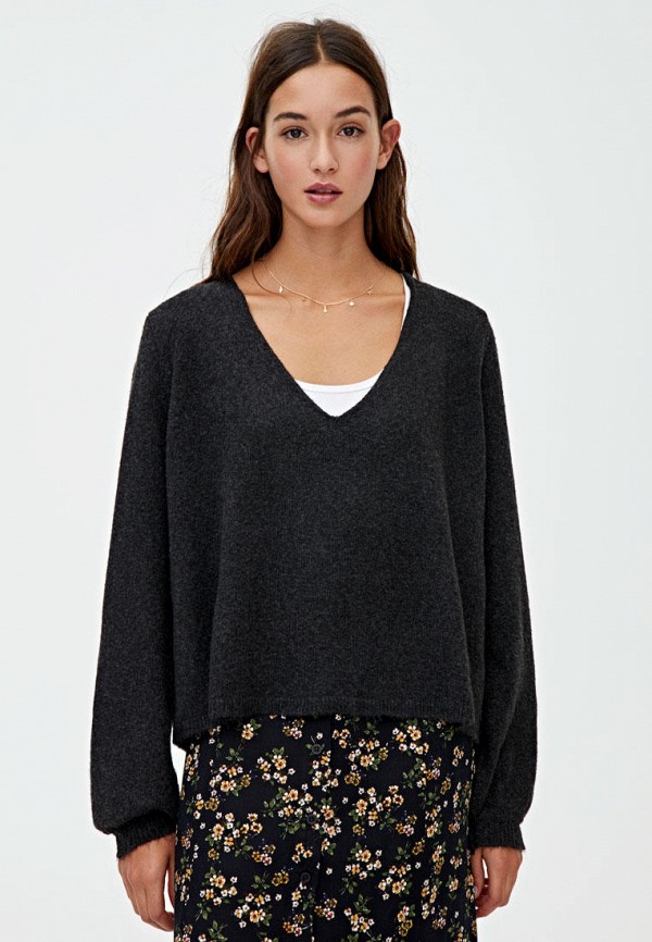 

Пуловер Pull&Bear, Черный