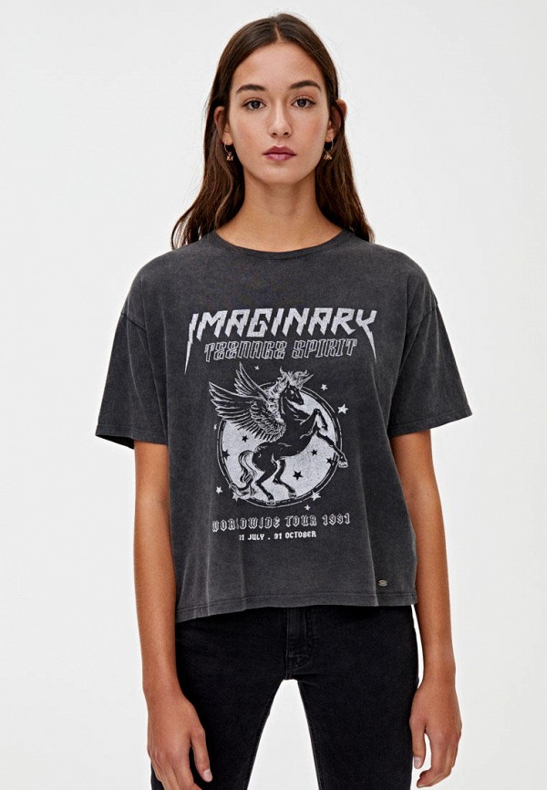 

Футболка Pull&Bear, Серый