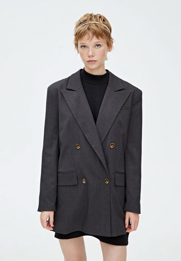 

Пиджак Pull&Bear, Серый