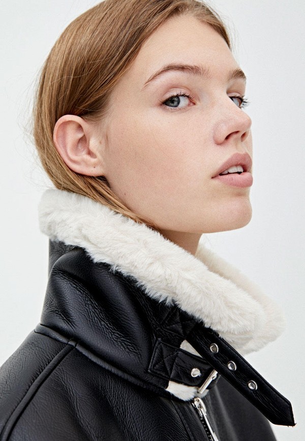

Дубленка Pull&Bear, Черный