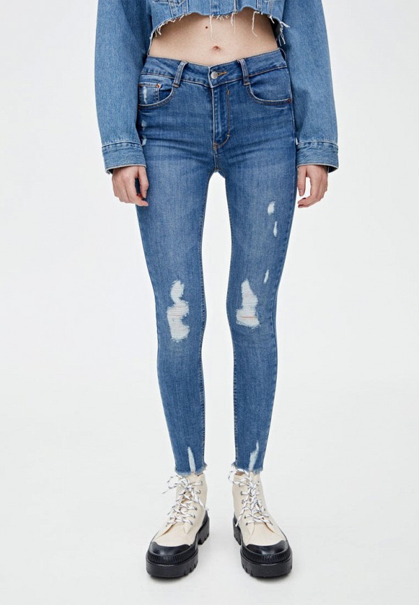 

Джинсы Pull&Bear, Синий, Push up