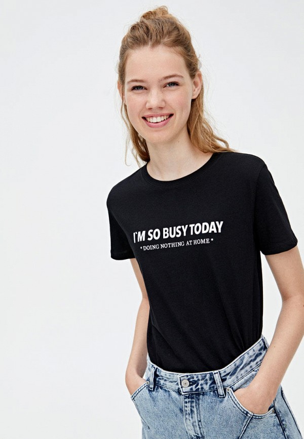 

Футболка Pull&Bear, Черный