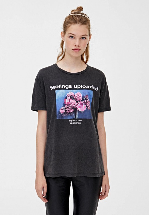 

Футболка Pull&Bear, Черный