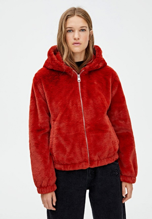 

Шуба Pull&Bear, Красный