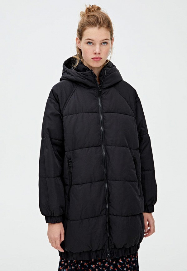 

Куртка утепленная Pull&Bear, Черный