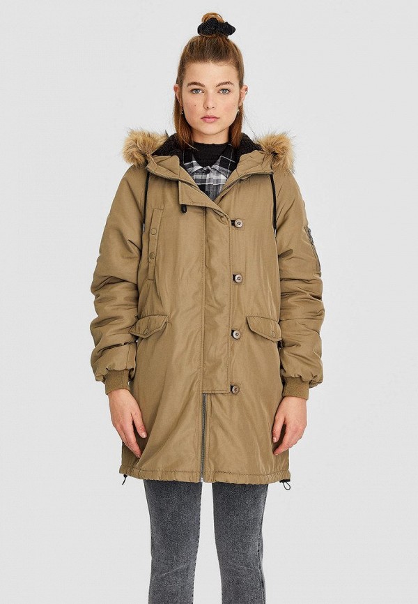 

Парка Stradivarius, Хаки