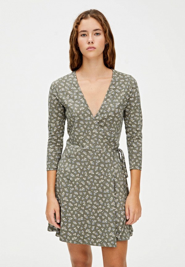 

Платье Pull&Bear, Хаки