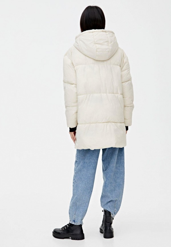 

Куртка утепленная Pull&Bear, Белый