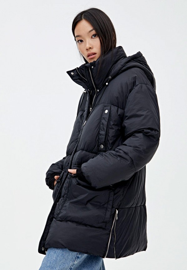 

Куртка утепленная Pull&Bear, Черный