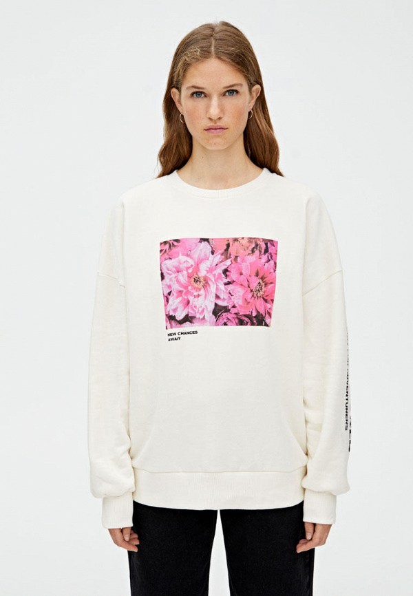 

Свитшот Pull&Bear, Белый