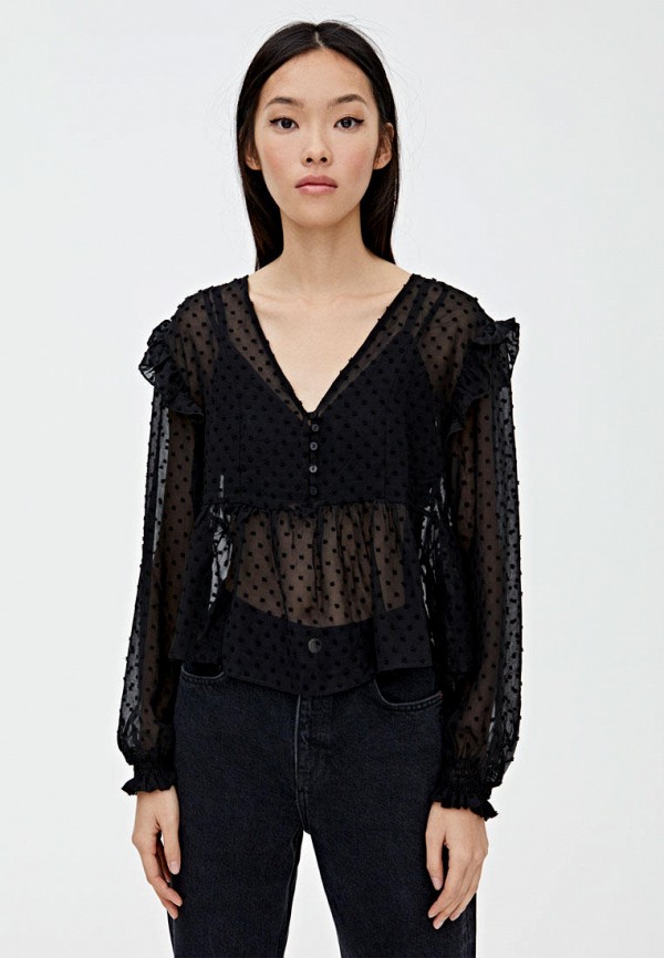 

Блуза Pull&Bear, Черный