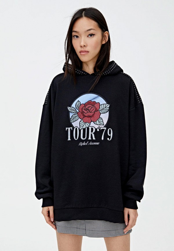 

Худи Pull&Bear, Черный