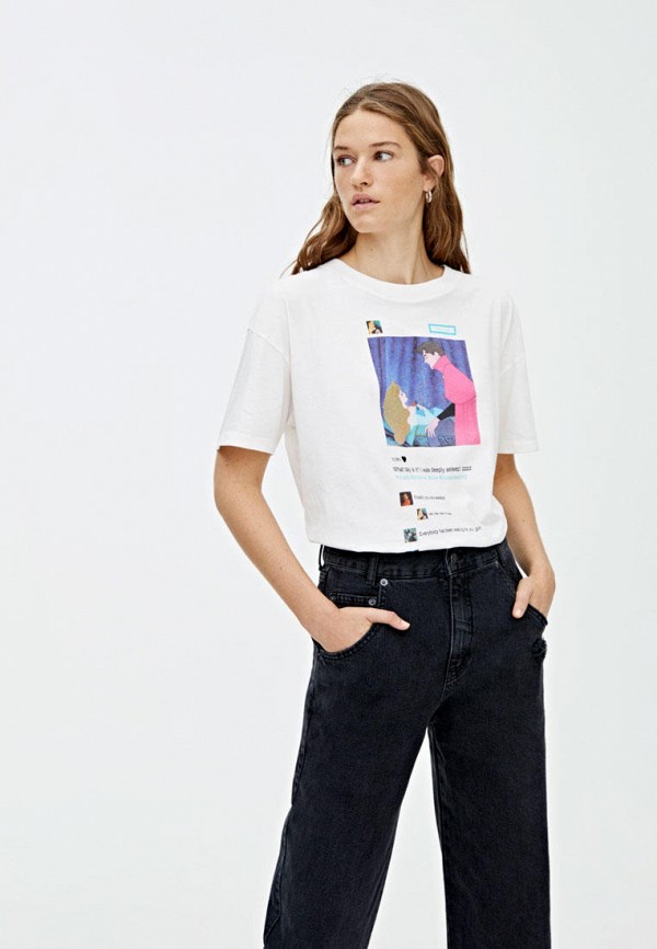 

Футболка Pull&Bear, Белый