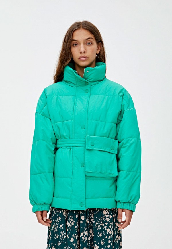 

Куртка утепленная Pull&Bear, Зеленый